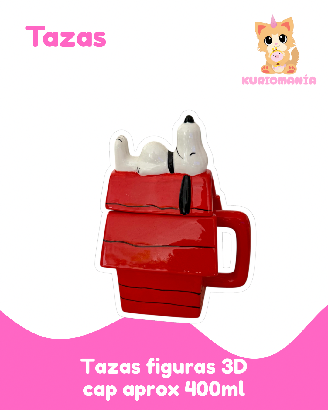 Taza Snoopy Casita