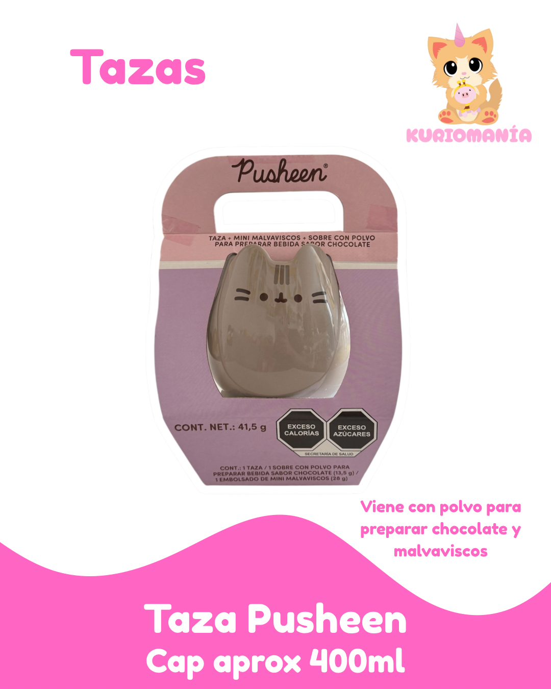 Taza Pusheen Gris