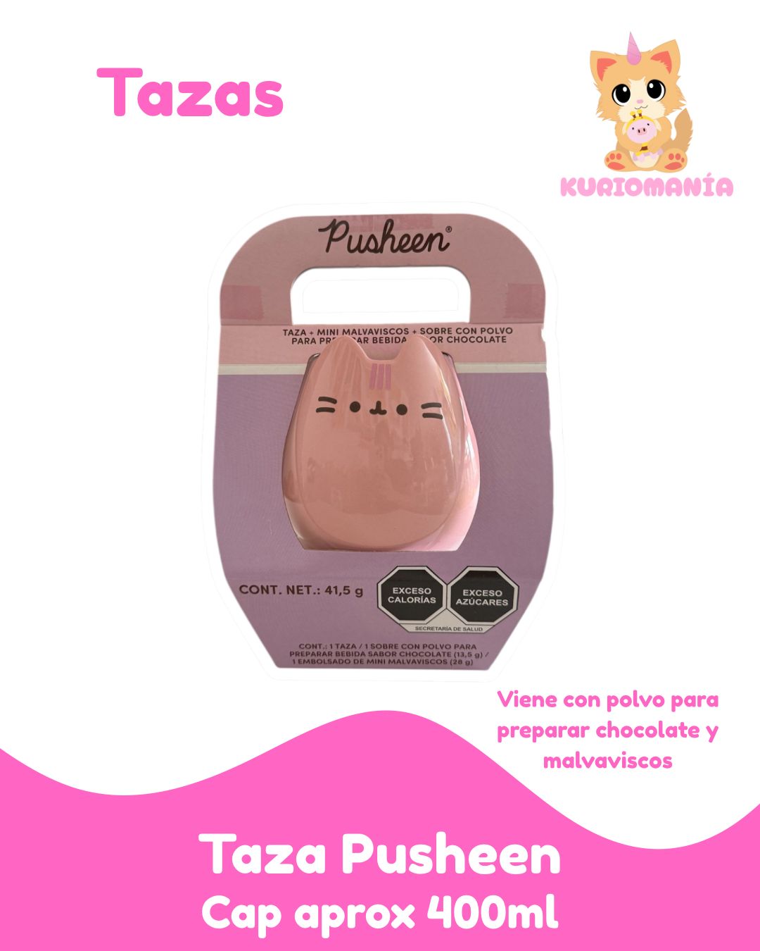 Taza Pusheen Rosa