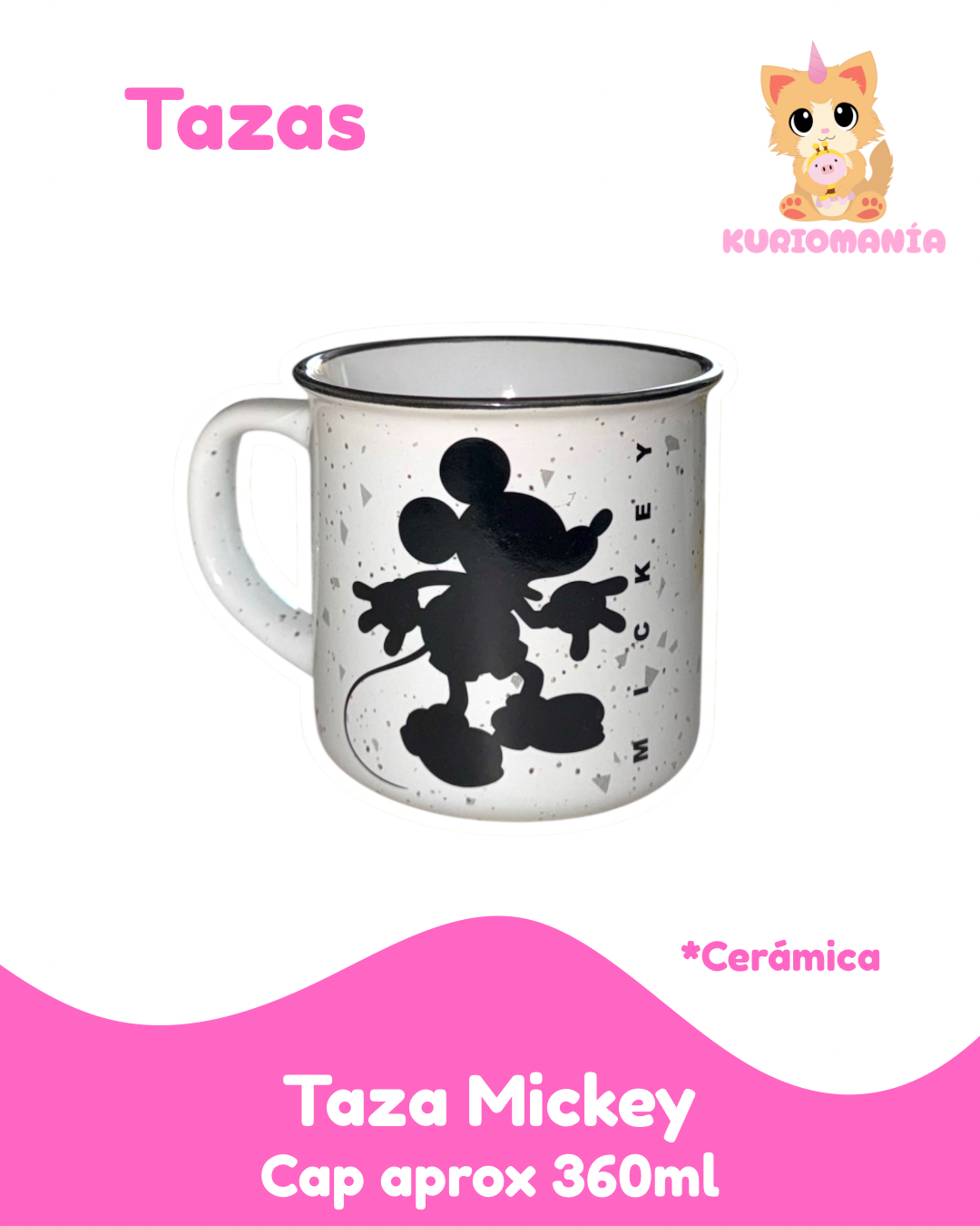 Taza Mickey Blanca