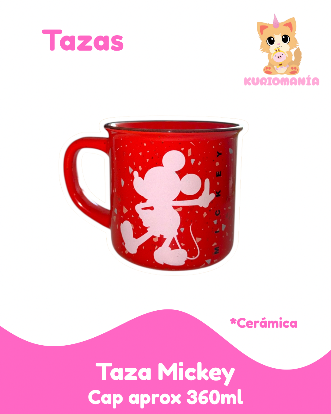 Taza Mickey Roja