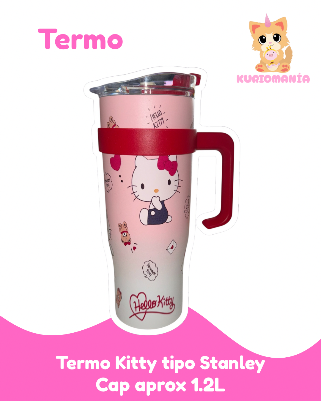 Termo tipo Stanley Hello Kitty