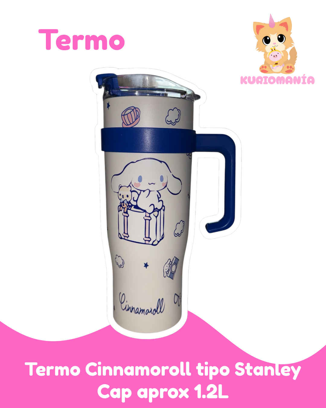 Termo tipo Stanley Cinnamoroll