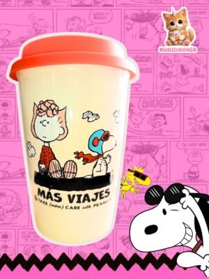 Vaso Ceramico Snoopy y Sally