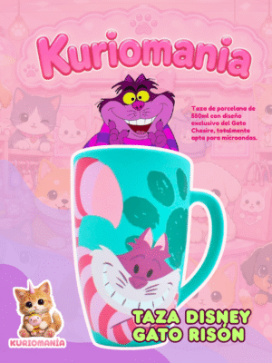 Taza Disney Gato Risón