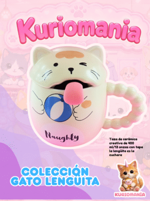 Taza Gato Lengüita