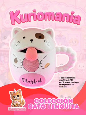 Taza Gato Lengüita 
