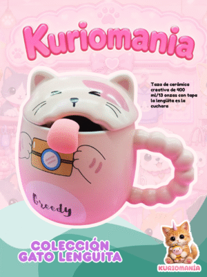 Taza Gato Lengüita