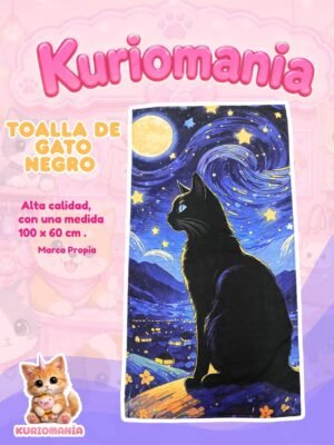 Toalla de Gato Negro