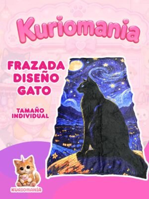 Frazada Con Diseño de Gato