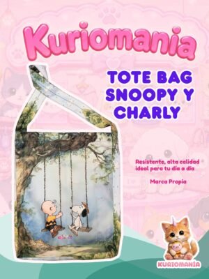 Tote Bag Snoopy Y Charley Brown