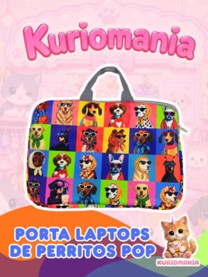 Porta Laptop de perritos pop
